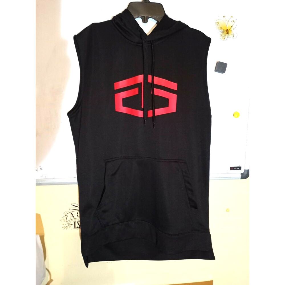 TapOut Black Sleeveless Hoodie. Size Small